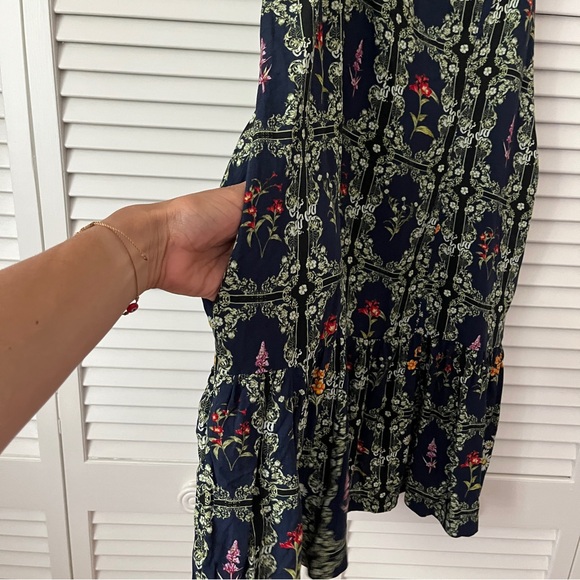 Agua bendita x Target sleeveless dress tile floral flutter mini, size XL, NWT - Picture 8 of 10
